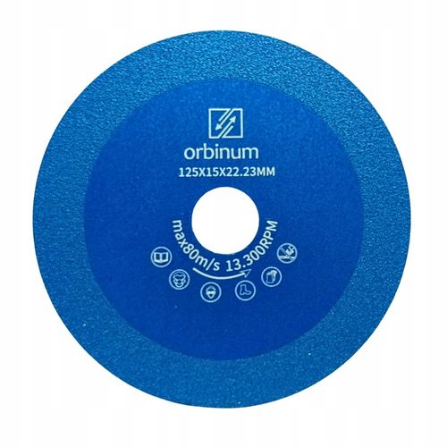 Tarcza diamentowa ORBINUM 125mm do precyzyjnego cięcia szkła gresu płytek na Arena.pl