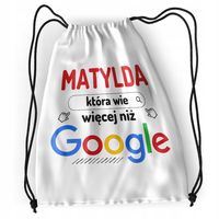 Plecak Dla Matyldy Szkolny Worek Torba Z Nadrukiem Ze Zdjęciem