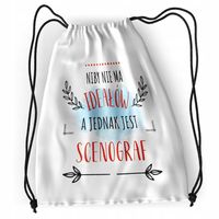 Plecak Dla Scenografa Sportowy Szkolny Worek Torba Z Nadrukiem Ze Zdjęciem