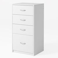 Regał nowoczesny z 4 szufladami loft biała komoda szafka biurowy duży 85cm