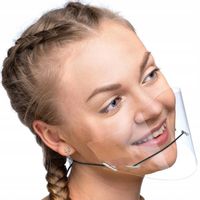 MAŁA PRZYŁBICA MASECZKA OCHRONNA UST OSŁONA TWARZY