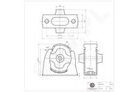Poduszka silnika TOYOTA RAV 4 III 2005 2006 2007 2008 2009 2010 2011 2012