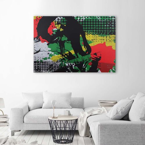 Obraz na płótnie, Bob Marley - legenda reggae 90x60 na Arena.pl