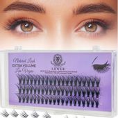 KĘPKI RZĘSY EYELASH Lewer Las Vegas EXTRA VOLUME 9mm NATURALNE JEDWABNE