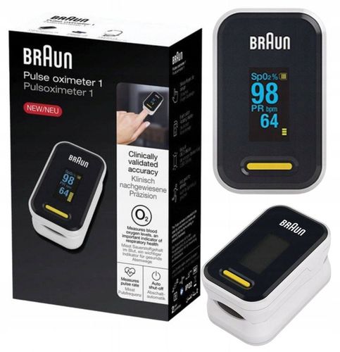 PULSOKSYMETR MEDYCZNY BRAUN PULSE OXIMETER 1 OLED na Arena.pl