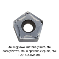Płytki wieloostrzowe 10 krawędzi Rozmiar: PNMU090508 SG6565
