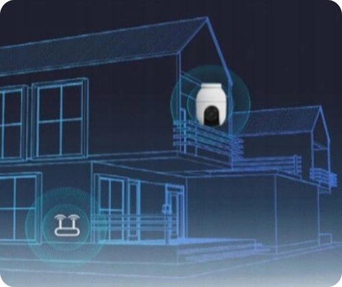 Kamera WiFi EZVIZ 8MPX C8c 4K Obrotowa Zewnętrzna Detekcja AI Śledzenie na Arena.pl