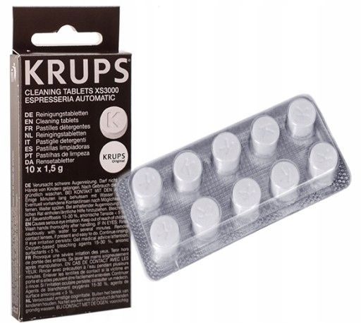 Oryginalne tabletki czyszczące Krups XS3000 zdjęcie 1