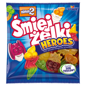 nimm2 Śmiejżelki Heroes Żelki owocowe wzbogacone witaminami 90 g