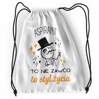 Plecak Sportowy Szkolny Aspiranta Worek Torba Z Nadrukiem Ze Zdjęciem