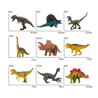 DUŻY ZESTAW FIGURKI DINOZAURY 9 szt. + MATA JURASSIC