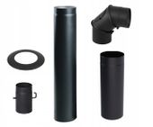 ZESTAW RUR PRZYŁĄCZENIOWYCH DO KOMINKA fi 180