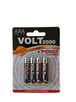 Volt2000 Bateria alkaliczna AAA (R3) 4 szt.  zestaw baterii