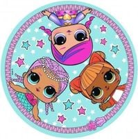 Opłatek na tort LOL Lalki Suprise Postacie