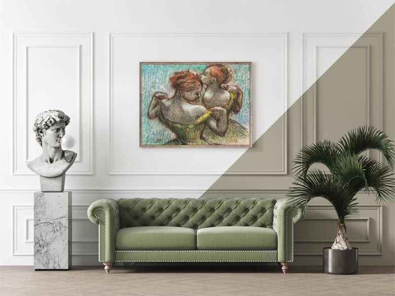 Two Dancers, Edgar Degas - plakat 30x40 cm zdjęcie 2