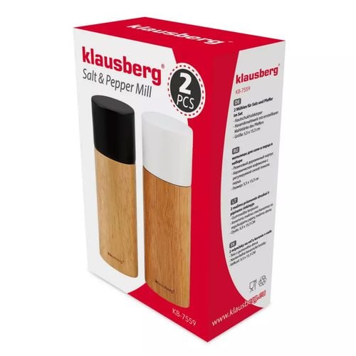 zestaw młynków do pieprzu i soli klausberg kb-7559 na Arena.pl