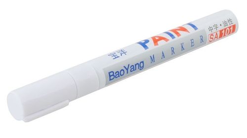 Marker olejowy - biały na Arena.pl