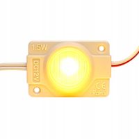 Moduł LED Biały Ciepły SMD 12V Jednopunktowy IP65 Wodoodporny 1,5W