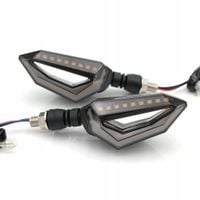 4x KIERUNKOWSKAZY LED DRL MOTOCYKL POZYCJA PRZEDNIE PRZÓD + TYŁ TYLNE STOP