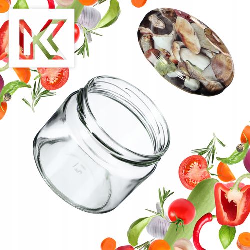 20x Słoiki Na Przetwory Miód 330ml Zakrętki fi82 na Arena.pl