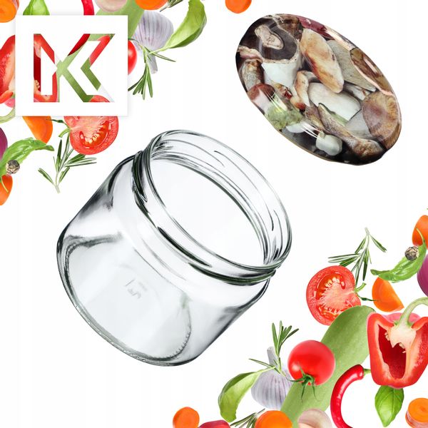 20x Słoiki Na Przetwory Miód 330ml Zakrętki fi82 zdjęcie 4