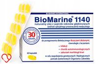 BIOMARINE 1140 OLEJ Z WĄTROBY REKINA Odporność Infekcje 60 kapsułek