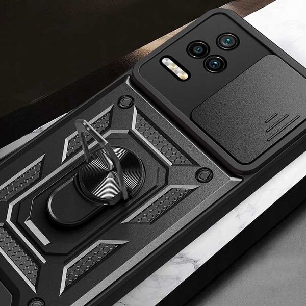 Spacecase Camring Poco F4 Black zdjęcie 7