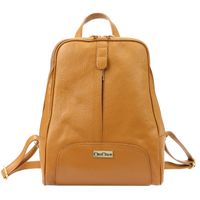 Damski miejski pojemny plecak z prawdziwej skóry z kieszeniami MiaMore