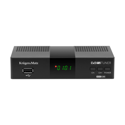 Tuner DVB-T2 H.265 HEVC Kruger&Matz HDMI SCART PVR EPG USB dekoder na Arena.pl