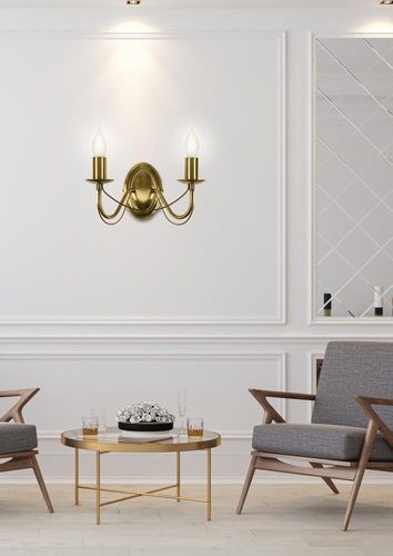 Muza kinkiet 2x40W E14 patyna na Arena.pl