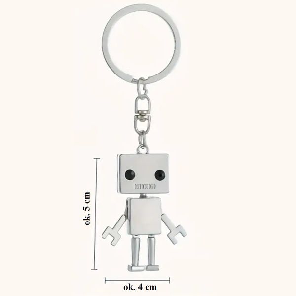 Breloczek Sztuczna Inteligencja Robocik Android Mech Cyborg Humanoid Robot zdjęcie 3