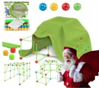 ZESTAW DO BUDOWANIA BAZY SŁOMKI NAMIOT XXL 179el