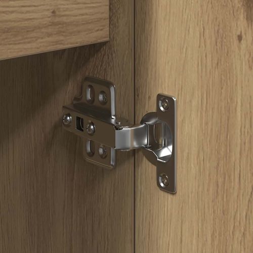 Bufet dąb artisan 101,5 x 35 x 70 cm Materiał drewnopochodny na Arena.pl