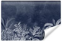 Fototapeta Szare LIŚCIE Tropikalne Beton 400cm x 280cm