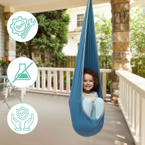 huśtawka kokon turkusowy na Arena.pl