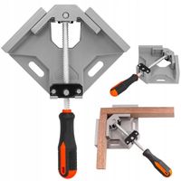 Ścisk stolarski kątowy zacisk narożny aluminium 90° uchwyt imadło