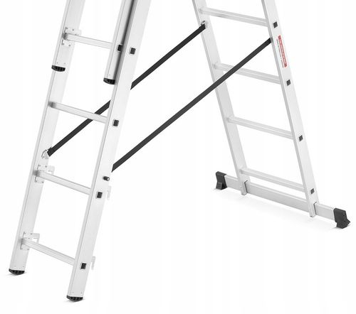 DRABINA ALUMINIOWA 3x10 HIGHER na schody + GRATIS na Arena.pl