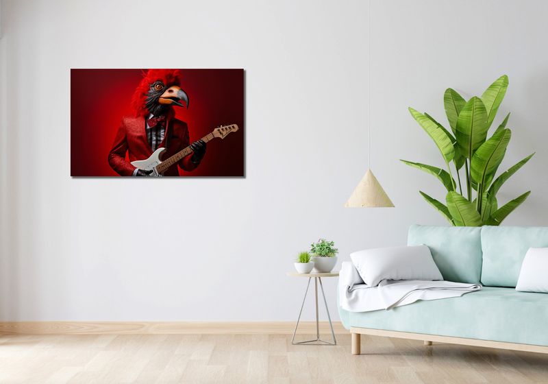 Obraz 100x60cm Zwierzęcy Rock'n'Roll zdjęcie 2
