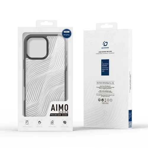 etui dux ducis aimo na iphone 16 pro max - czarne na Arena.pl