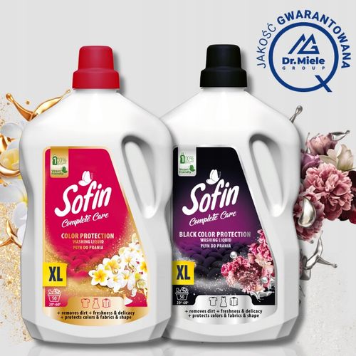 SOFIN Płyn do Prania Color Black Ochrona Kolorów i Tkanin 2 x 2,5l 100 prań na Arena.pl