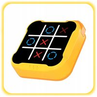 ELEKTRONICZNA LOGICZNA GRA KÓŁKO I KRZYŻYK 4W1 EDUKACYJNA