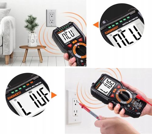 Multimetr Miernik Cyfrowy Prądu Engindot DM01M NCV LCD na Arena.pl