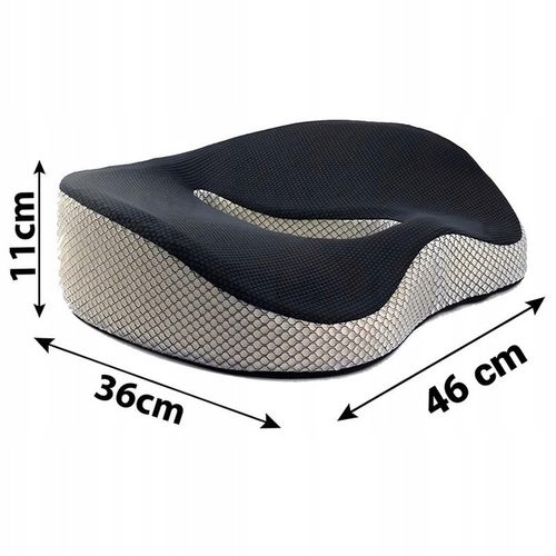 PODUSZKA ORTOPEDYCZNA DO SIEDZENIA PROFILOWANA MEMORY FOAM NA KRZESŁO na Arena.pl