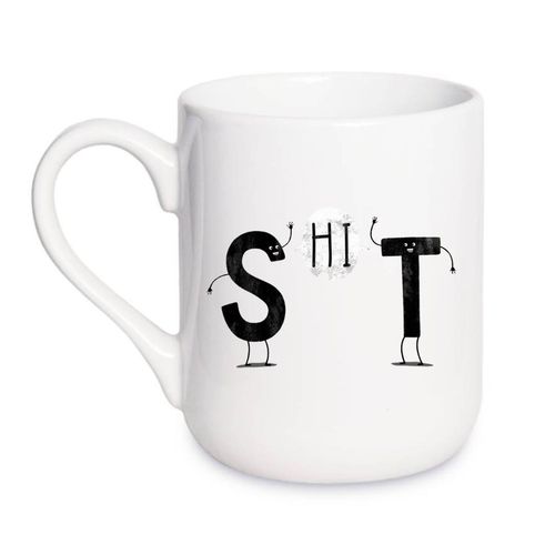 KUBEK "SHIT" Wzór - Elegant Coffee 330 ml na Arena.pl
