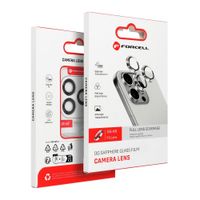 Szkło hartowane Forcell Premium do aparatu - do iPhone 17 Srebrny