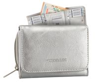 portfel damski pu f-206l-bl 8402 silver