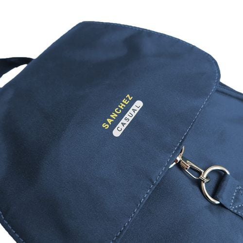 mały plecak z mikrofibry sanchez casual - granatowy na Arena.pl