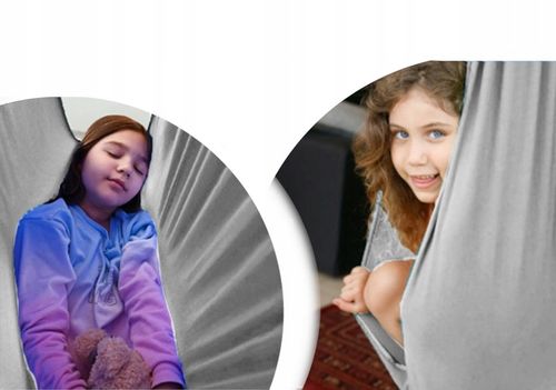 HAMAK - CHUSTA AKROBATYCZNA DLA DZIECI ,1.5*2.8M HUŚTAWKA SENSORYCZNA HAMAK na Arena.pl