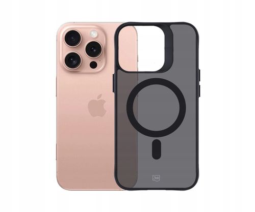 Etui plecki 3mk Smoke MagCase Czarne do Apple iPhone 16 Pro na Arena.pl