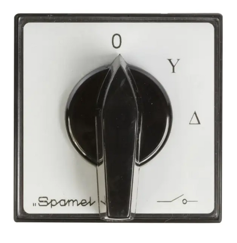 Łącznik krzywkowy gwiazda-trójkąt 3P 63A do zabudowy ŁK63-4.831P03 IP65 SPAMEL na Arena.pl